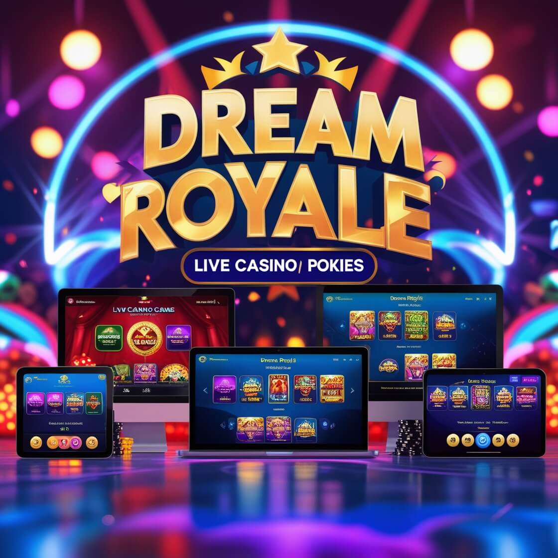 Dream Royale play pokies live casino AU